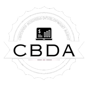 CBDA Logo - Black with White Background